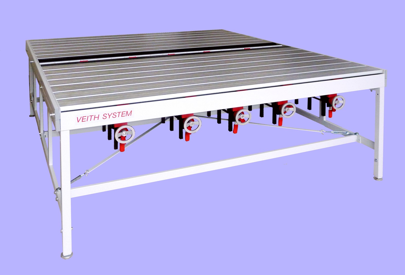 VEITH Pin Table for flat knitted fabrics
